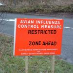 Avian flu warning sign