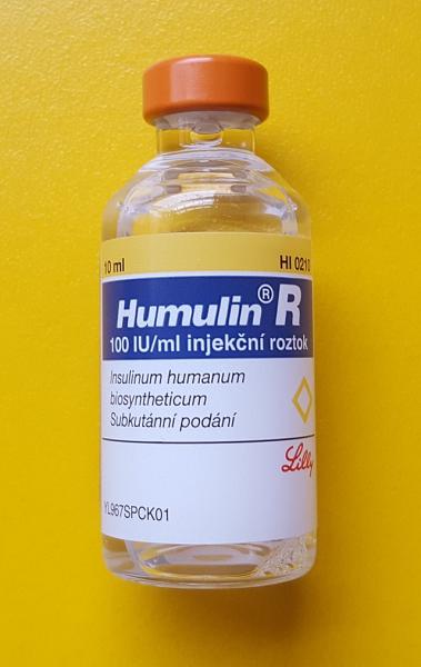 Humulin vial, Wikimedia Commons, Creative Commons Attribution 4.0, Wesalius